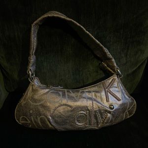 Calvin Klein champagne purse